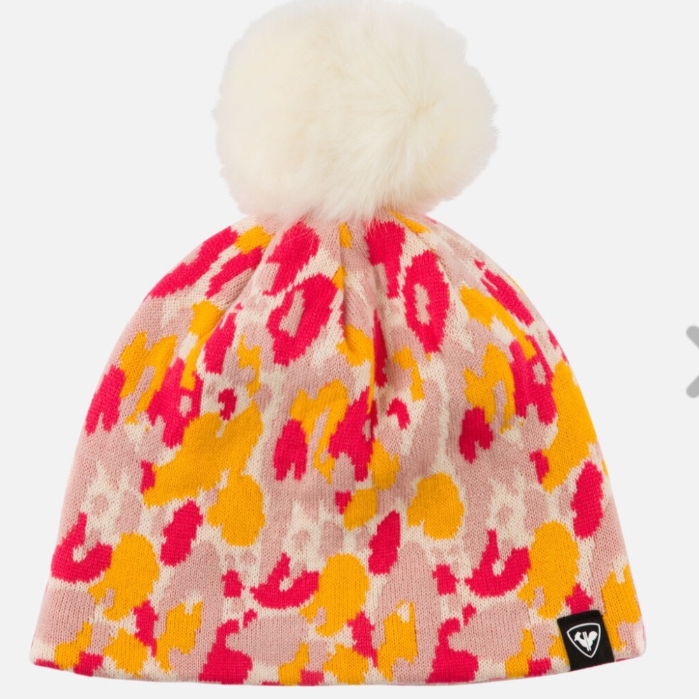 NEW🧡💕 Rossignol Jr. Ariana Beanie (For Big Girls) color Pop Animalier